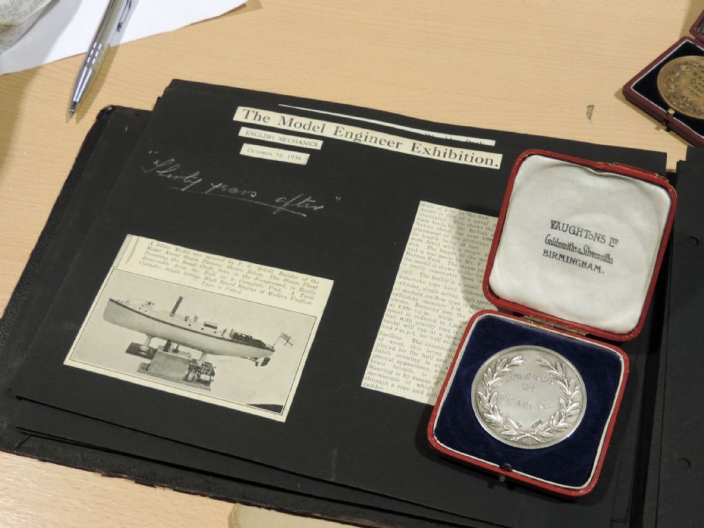 M<r F G Arkells 1936 Model Engineer Exhibition Medal